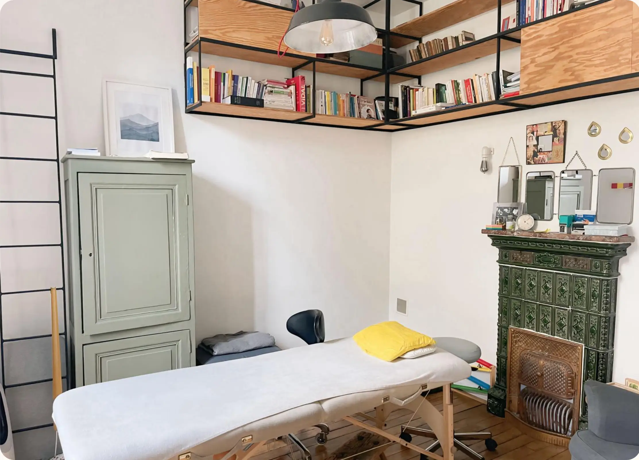 Intérieur du cabinet d'ostéopathie